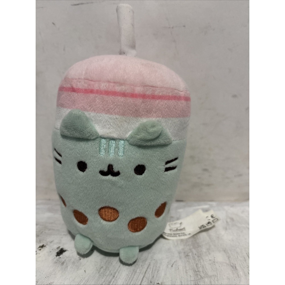 GUND Pusheen Mint Boba Cat Tea Sip Plush Stuffed Animal 6 inch 6075092 2025